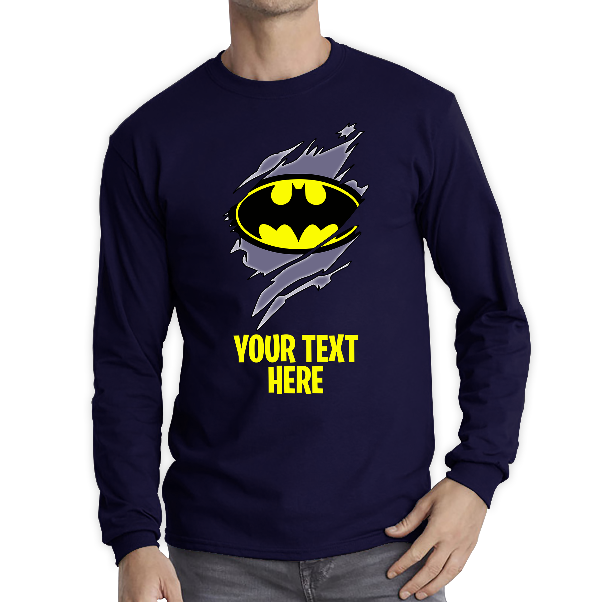 Personalised Batman Logo T Shirt