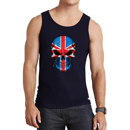 Skull Face British National Day Tank Top