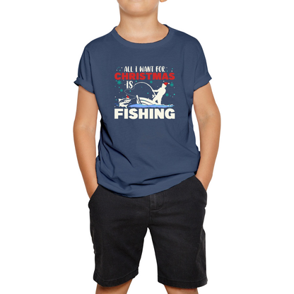 fishing christmas t shirt