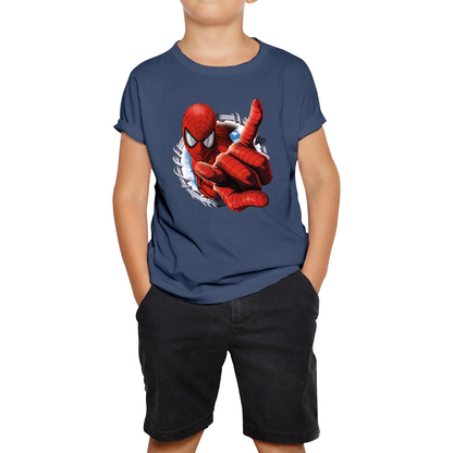 Spiderman Logo No Way Home Avengers Marvel Character Superhero Kids Tee