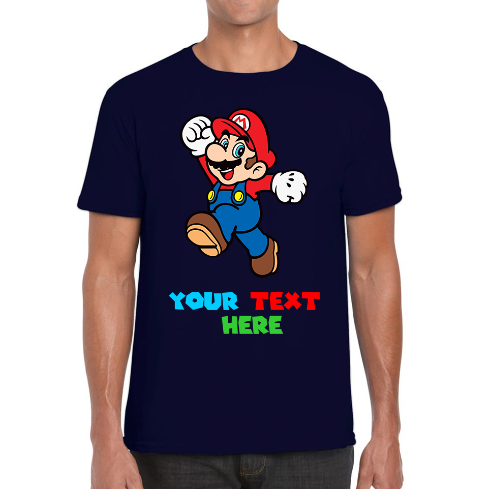 Personalised Super Mario Funny T Shirt