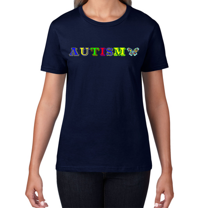 Autism Awareness With Butterfly T Shirt