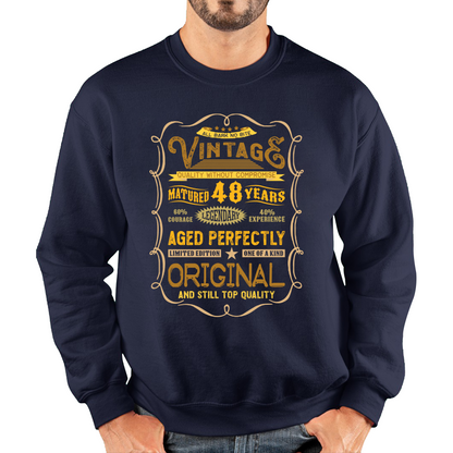 Vintage Matured 48 Years Sweatshirt