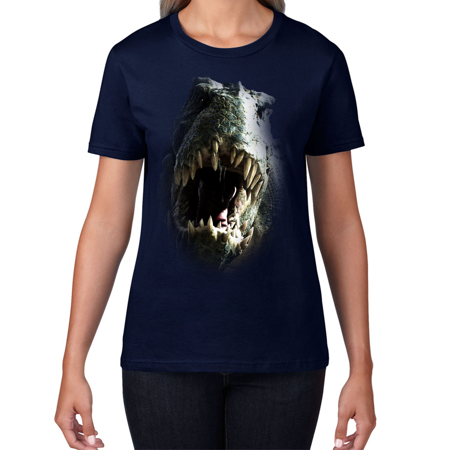 Tyrannosaurus T-rex Roaring Face T Shirt