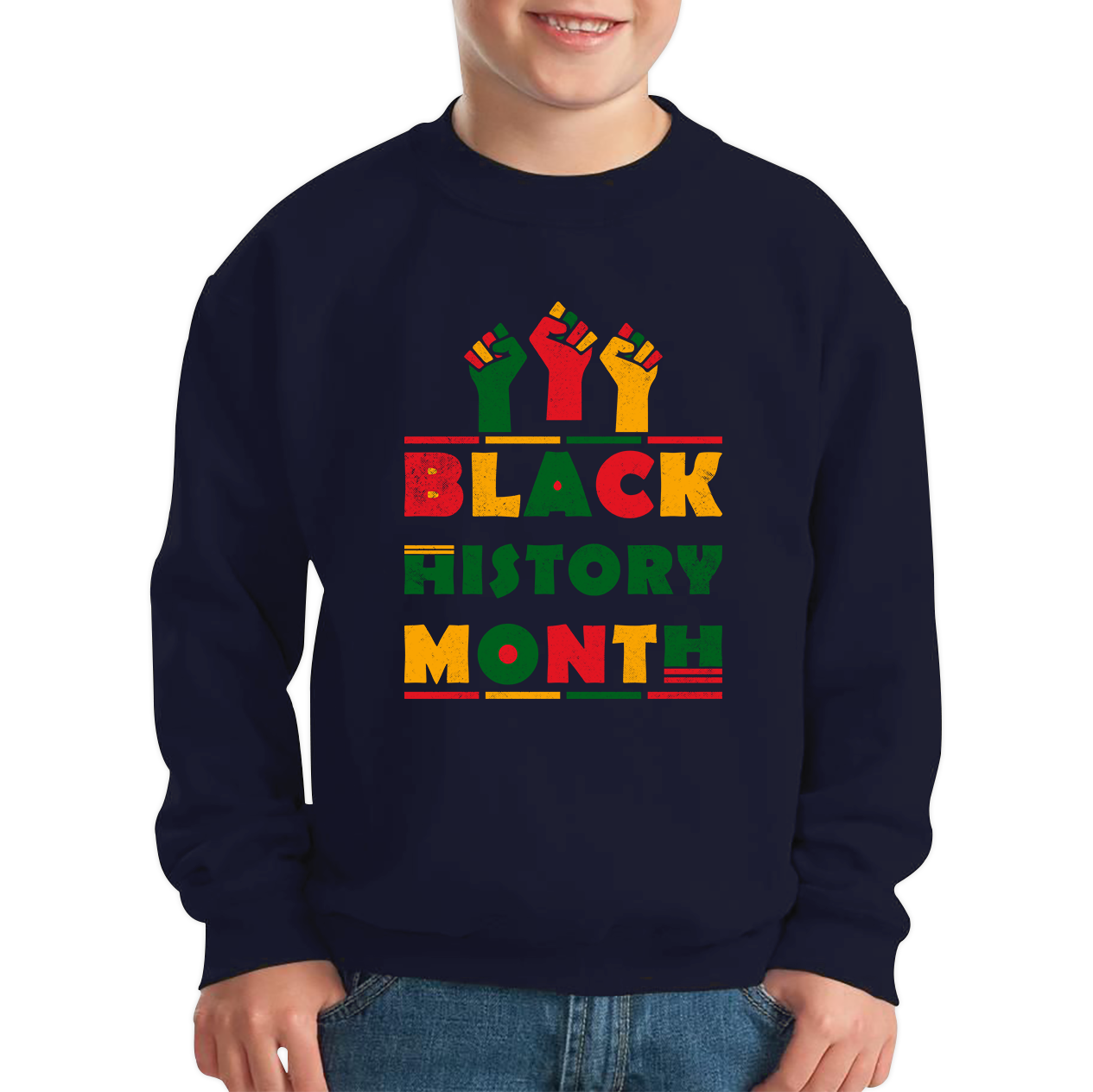 Black History Month Black Pride African American Black Lives Matter Black Pride Kids Jumper