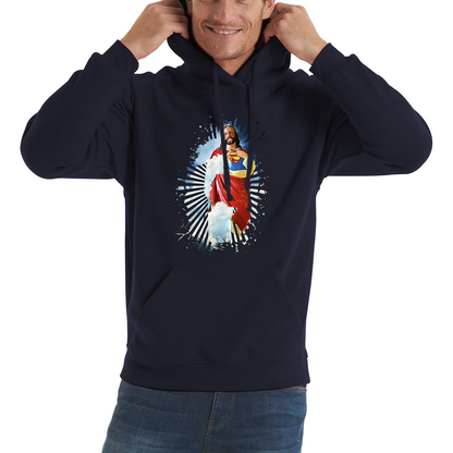 Jesus Christ Superman Spoof Hoodie