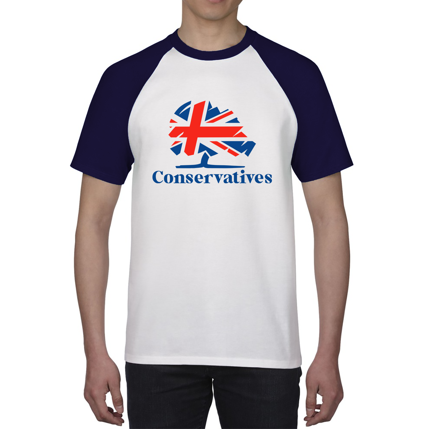 Conservatives Party Logo Political Party Uk Election United Kingdom Baseball T Shirt