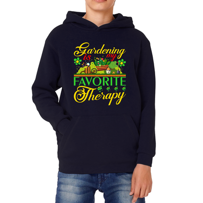 Gardening Is My Favorite Therapy Hoodie