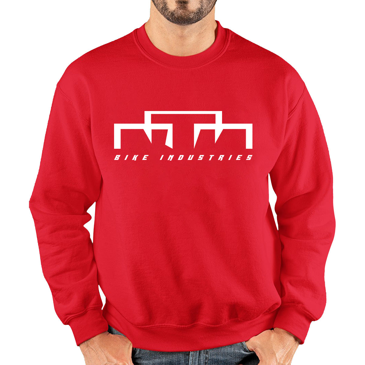 KTM Bike Industries KTM Factory Team Sports Bike Motorcycle KTM Lovers Street Rider Motorbike Lover Unisex Sweatshirt