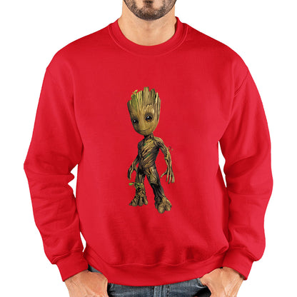 Baby Groot Comic book character Guardians of the Galaxy I am Groot Action Adventure Comedy Sci-Fi Movie Unisex Sweatshirt