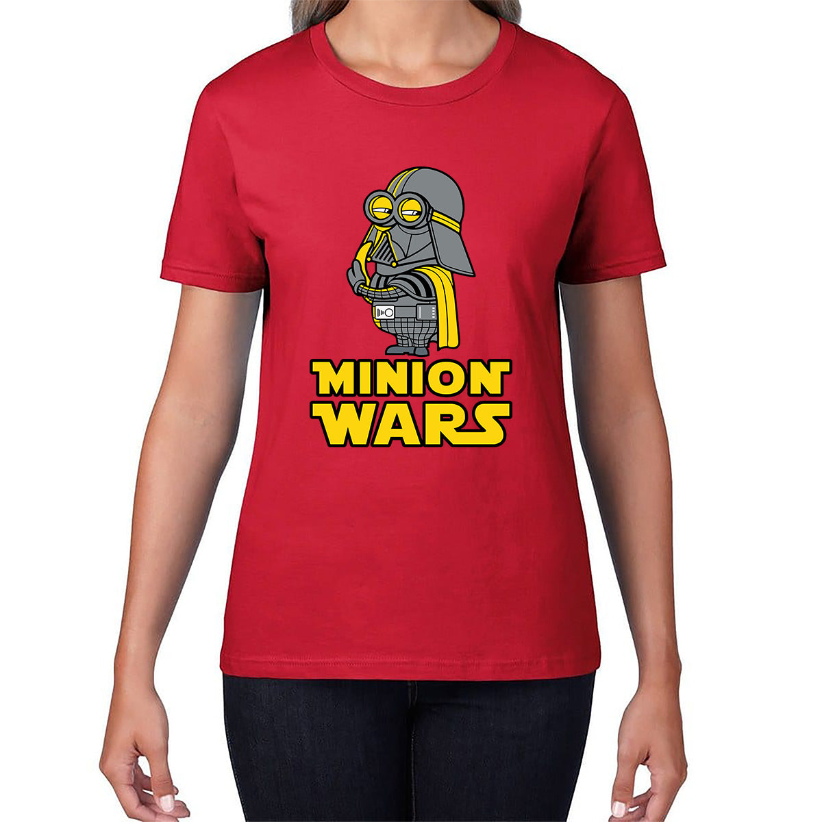 Minion Wars Trooper Cosplay Star Wars Minion Parody The Minions Become Superheroes Disney Star Wars 46th Anniversary Womens Tee Top