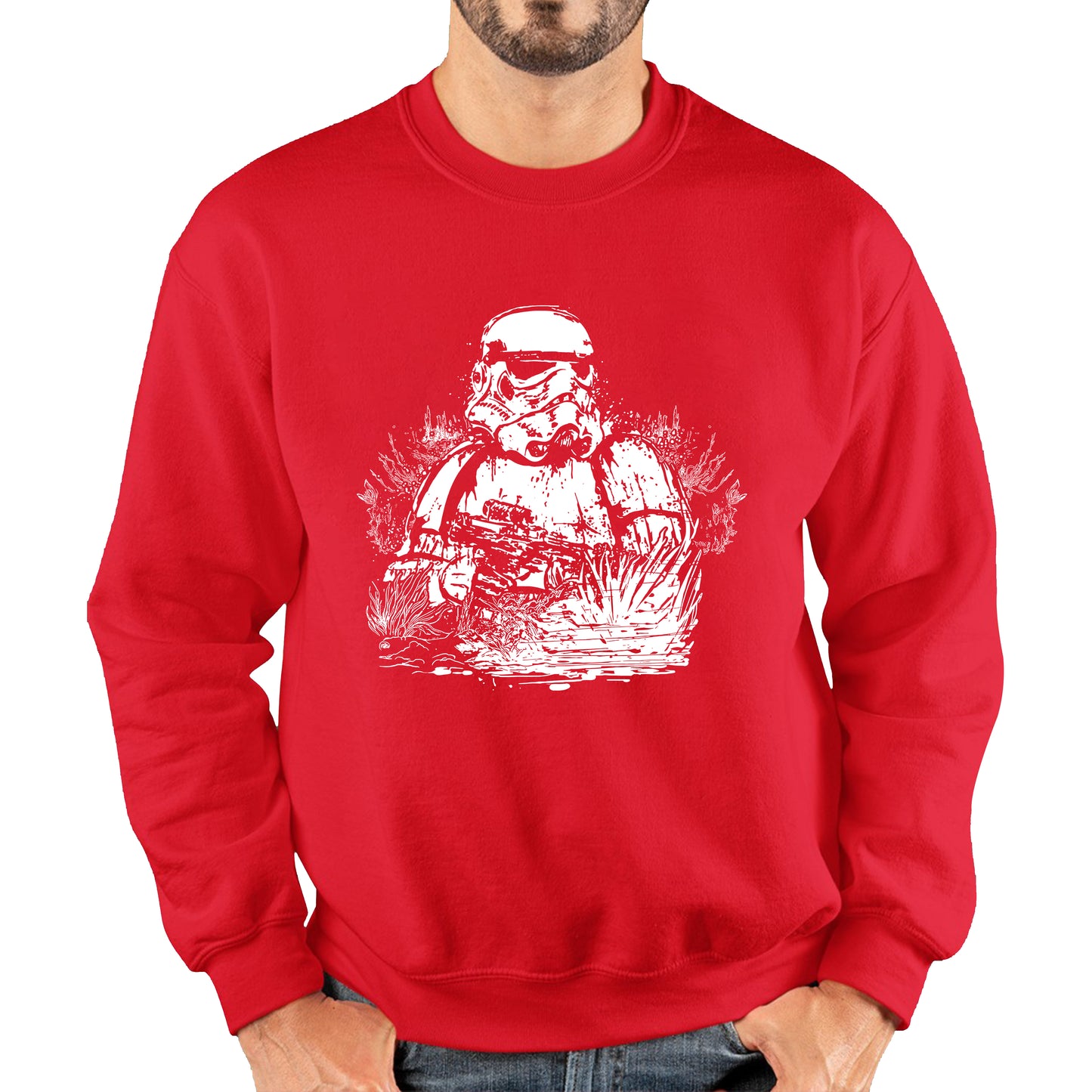 Storm Pooper Under The Sea The Force is Strong With This One Fighter Movie Series Unisex Sweatshirt