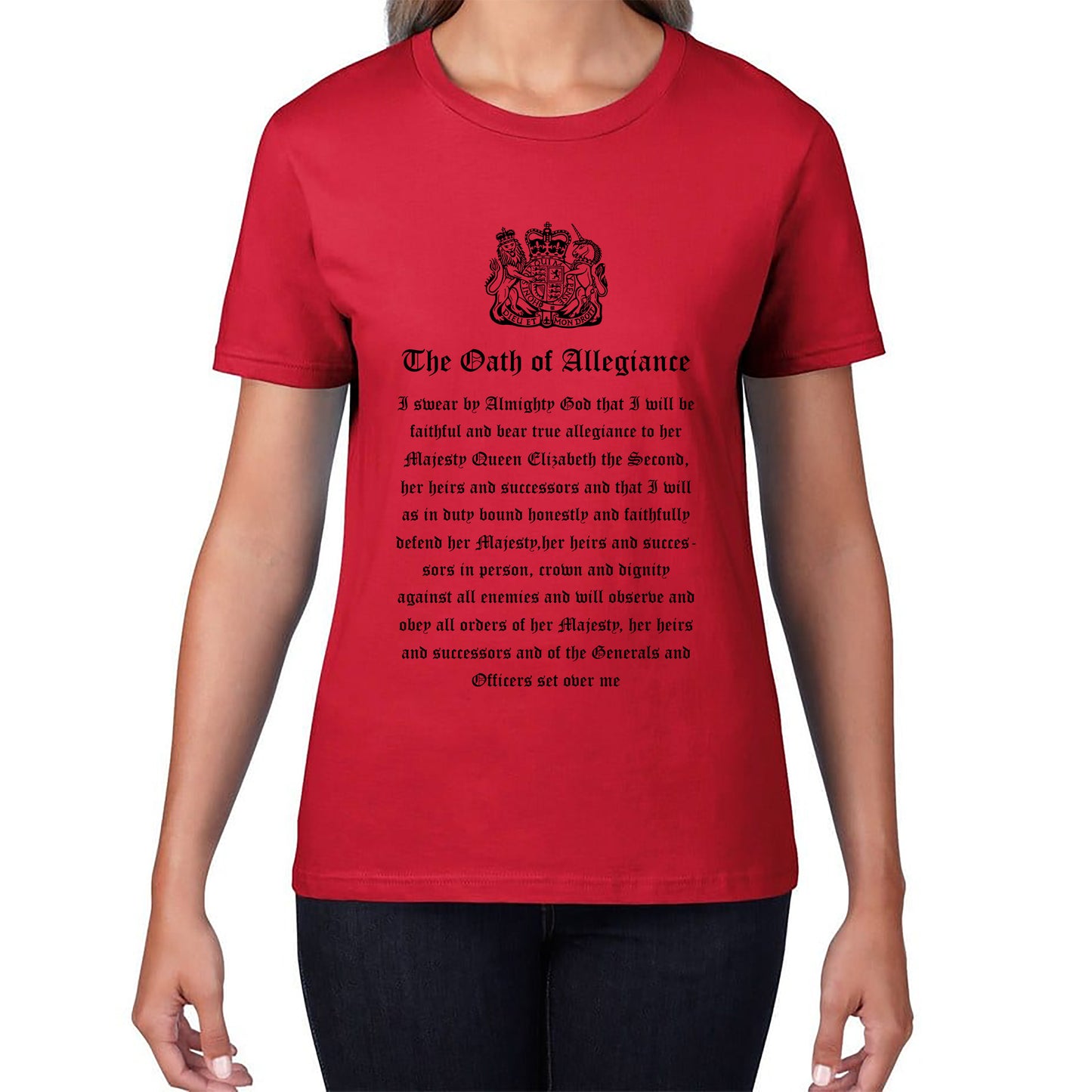 The Oath Of Allegiance British Armed Forces Day Anzac Day Lest We Forget Remembrance Day Veterans Day Womens Tee Top