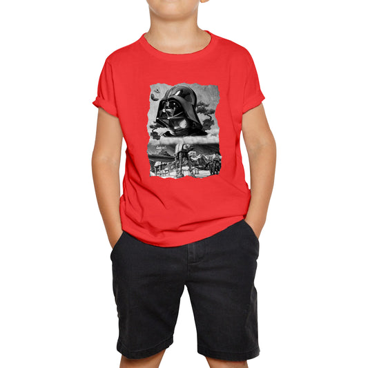 The Force Is Strong With This One Vintage Poster Graphic Movie Series Kids Tee