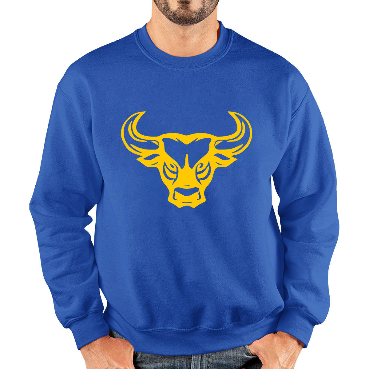 Angry Bull Gym Clothing Bodybuilding Training Workout Exercise Boxing Unisex Sweatshirt