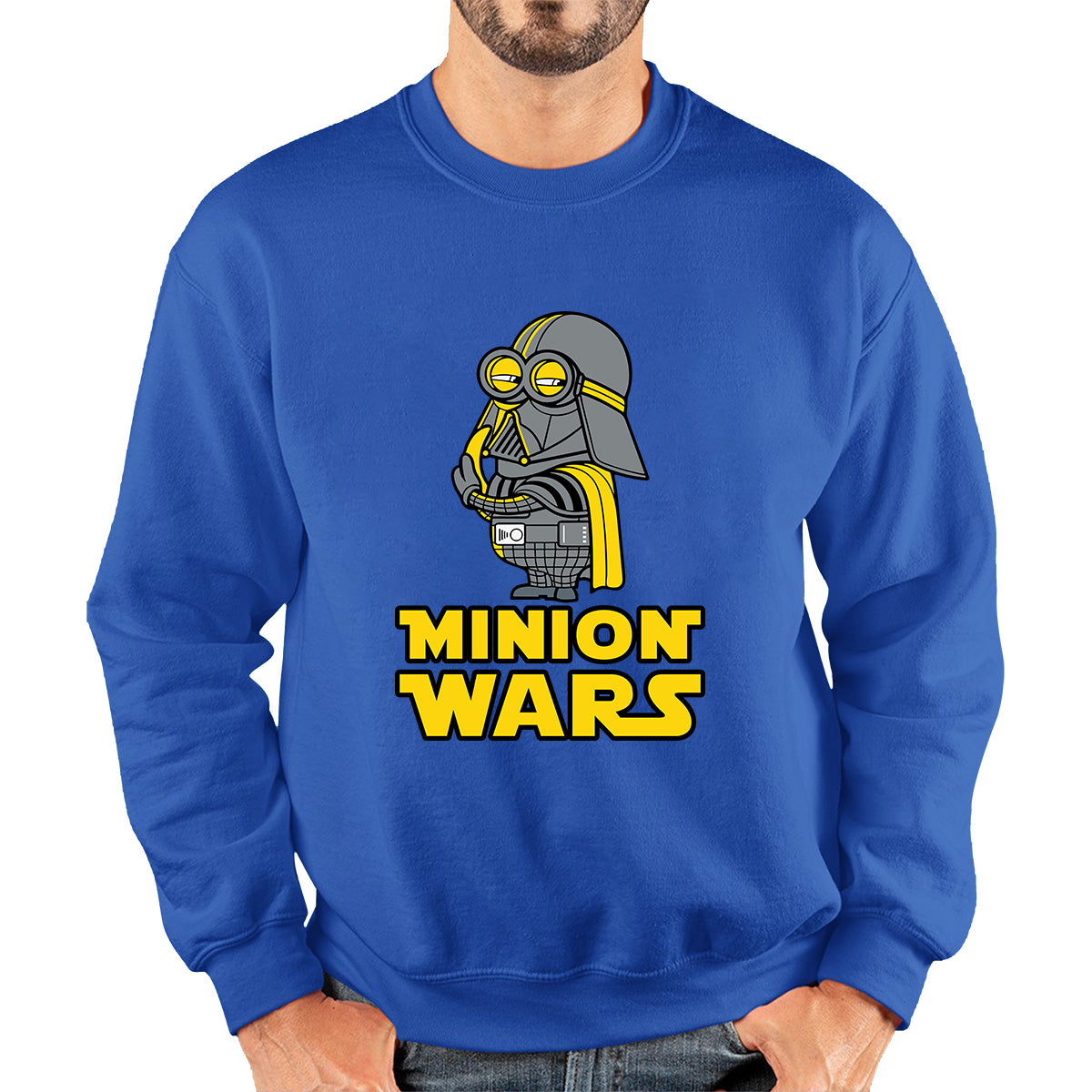 Minion Wars Trooper Cosplay Star Wars Minion Parody The Minions Become Superheroes Disney Star Wars 46th Anniversary Unisex Sweatshirt