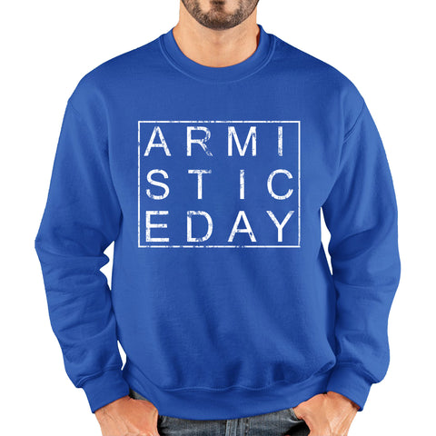 Armistice Day Anzac Day Lest We Forget Remembrance Day Veterans Day WW1 Poppy Flower Unisex Sweatshirt