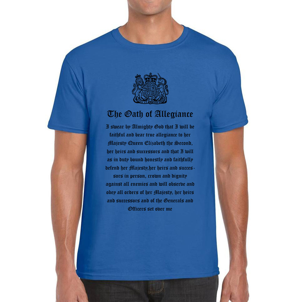 The Oath Of Allegiance British Armed Forces Day Anzac Day Lest We Forget Remembrance Day Veterans Day Mens Tee Top