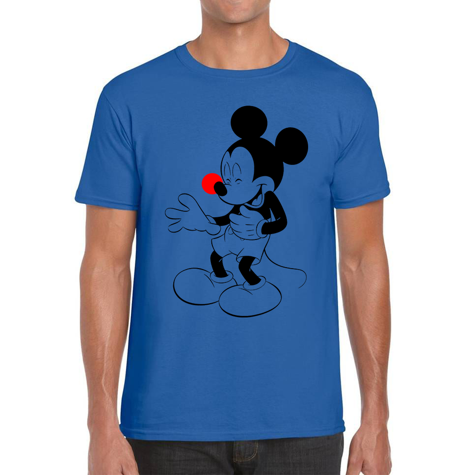 Disney Mickey Mouse Red Nose Day T Shirt