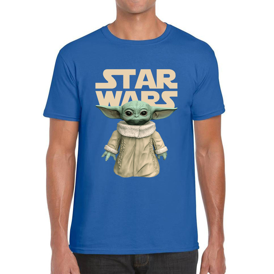 Star Wars Grogu The Child Green Humanoid Alien Yoda's Species Baby Yoda Disney Star Wars Day 46th Anniversary Mens Tee Top