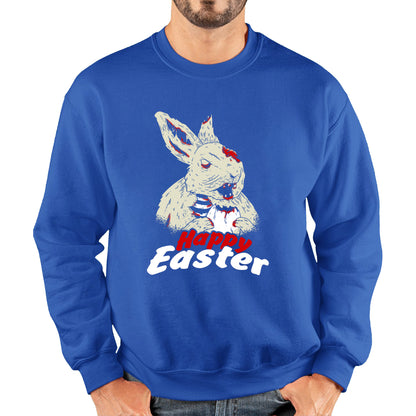 Happy Easter Day Easter Bunny Cute Easter Rabbit Easter Day Hoppy Easter Bunnies Unisex Sweatshirt