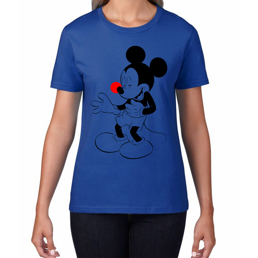 Disney Mickey Mouse Red Nose Day T Shirt