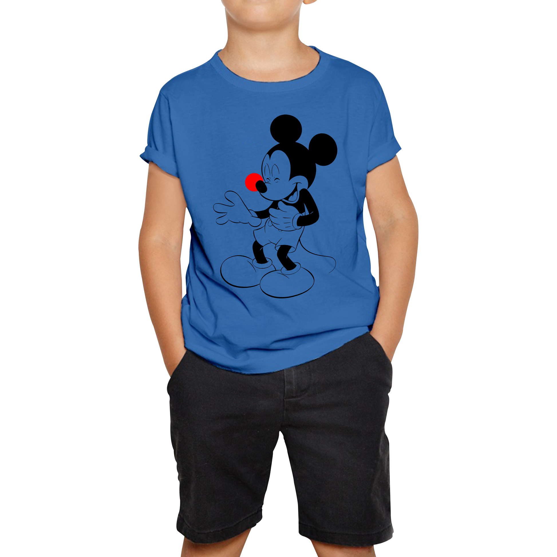 Disney Mickey Mouse Red Nose Day T Shirt.