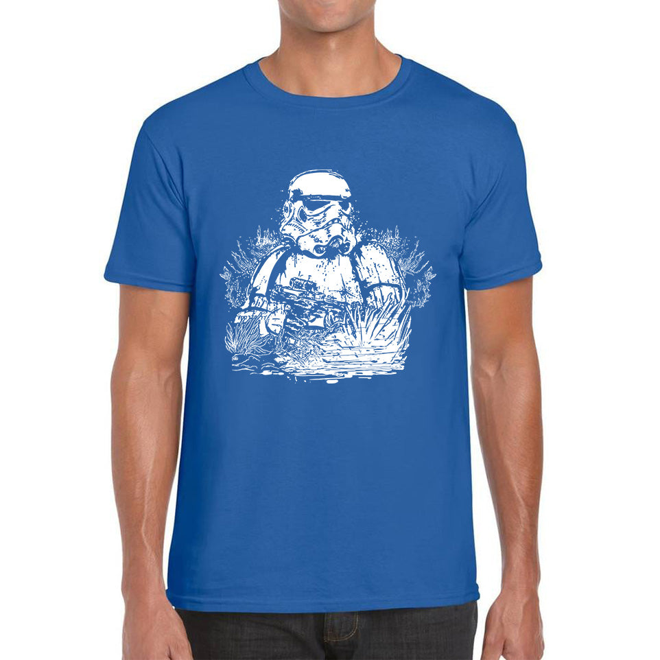 Storm Pooper Under The Sea The Force is Strong With This One Fighter Movie Series Mens Tee Top