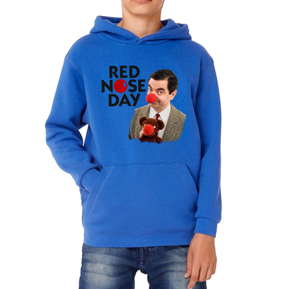 Red Nose Day Funny Mr Bean Hoodie