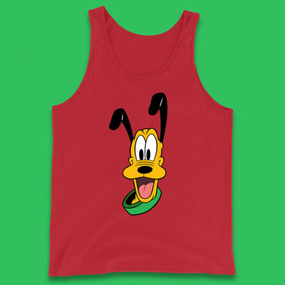 Disney Pluto Mickey Mouse's Pet Dog Cartoon Character Disney World Disneyland Trip Tank Top