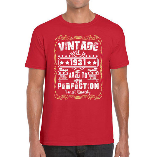 Vintage Made In 1931 Aged to Perfection T Shirt