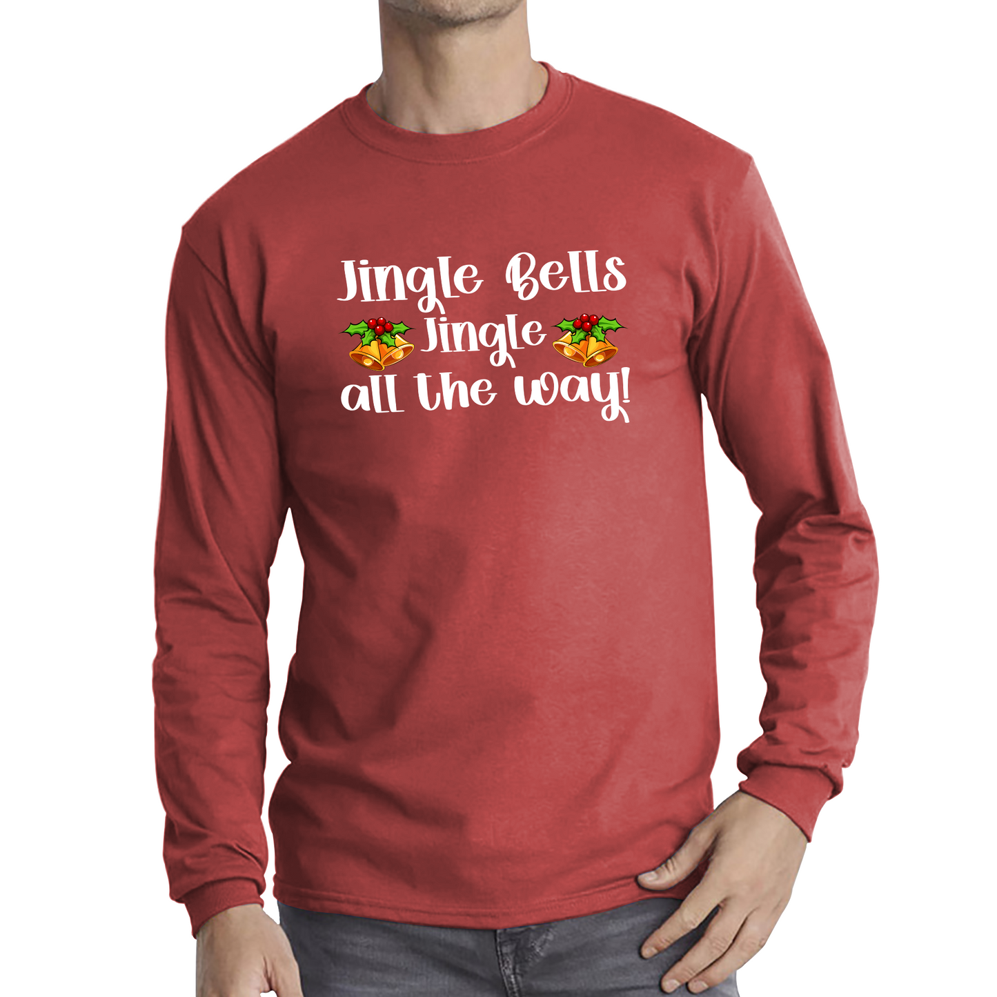 jingle bells christmas long sleeve t shirt