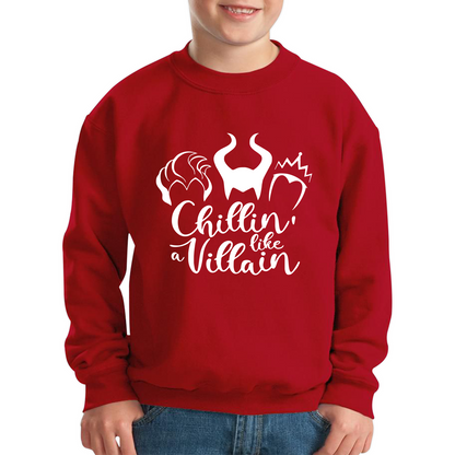 Sanderson Sister Maleficent Spoof Chillin Like A Villain Sweatshirt