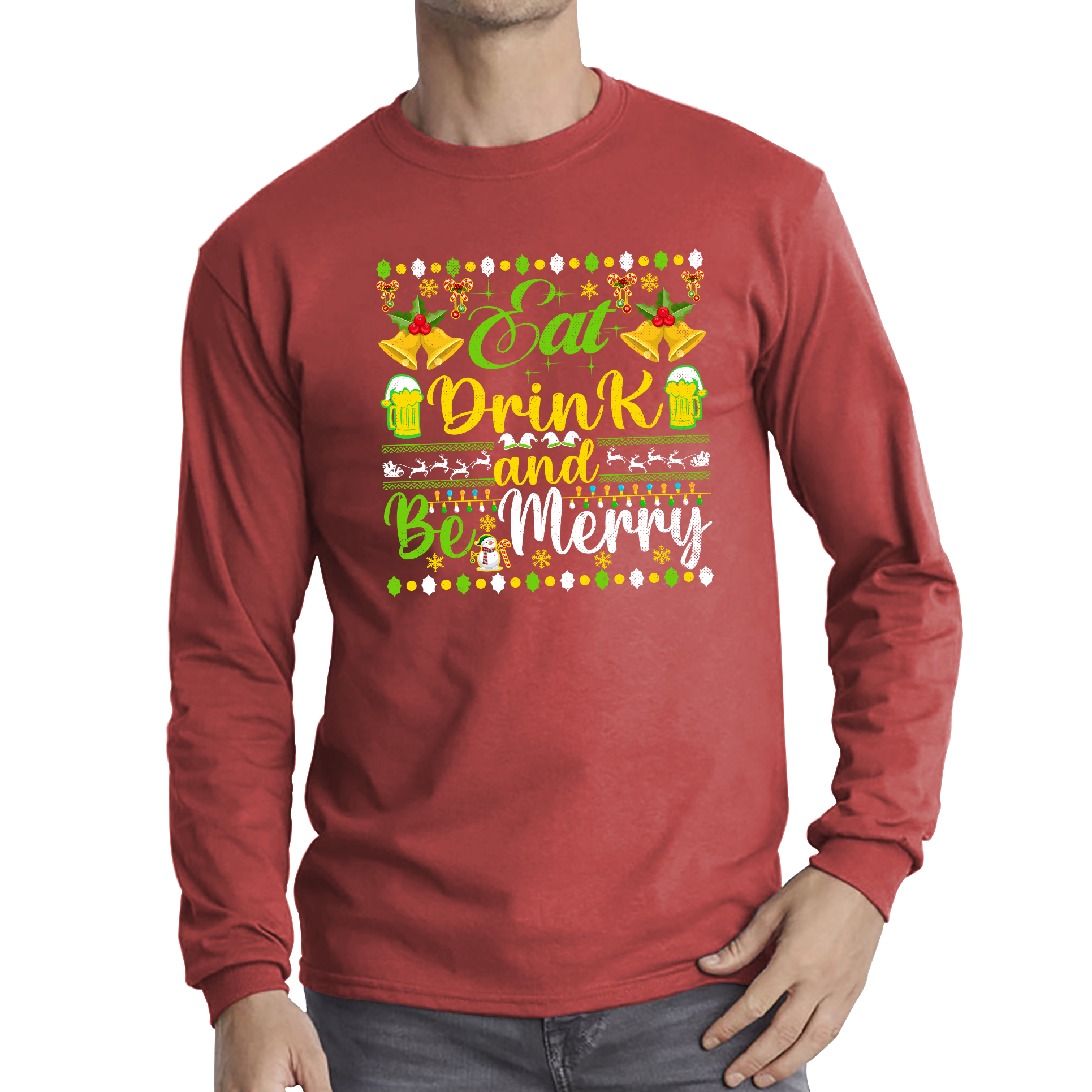 merry christmas beer long sleeve t shirt