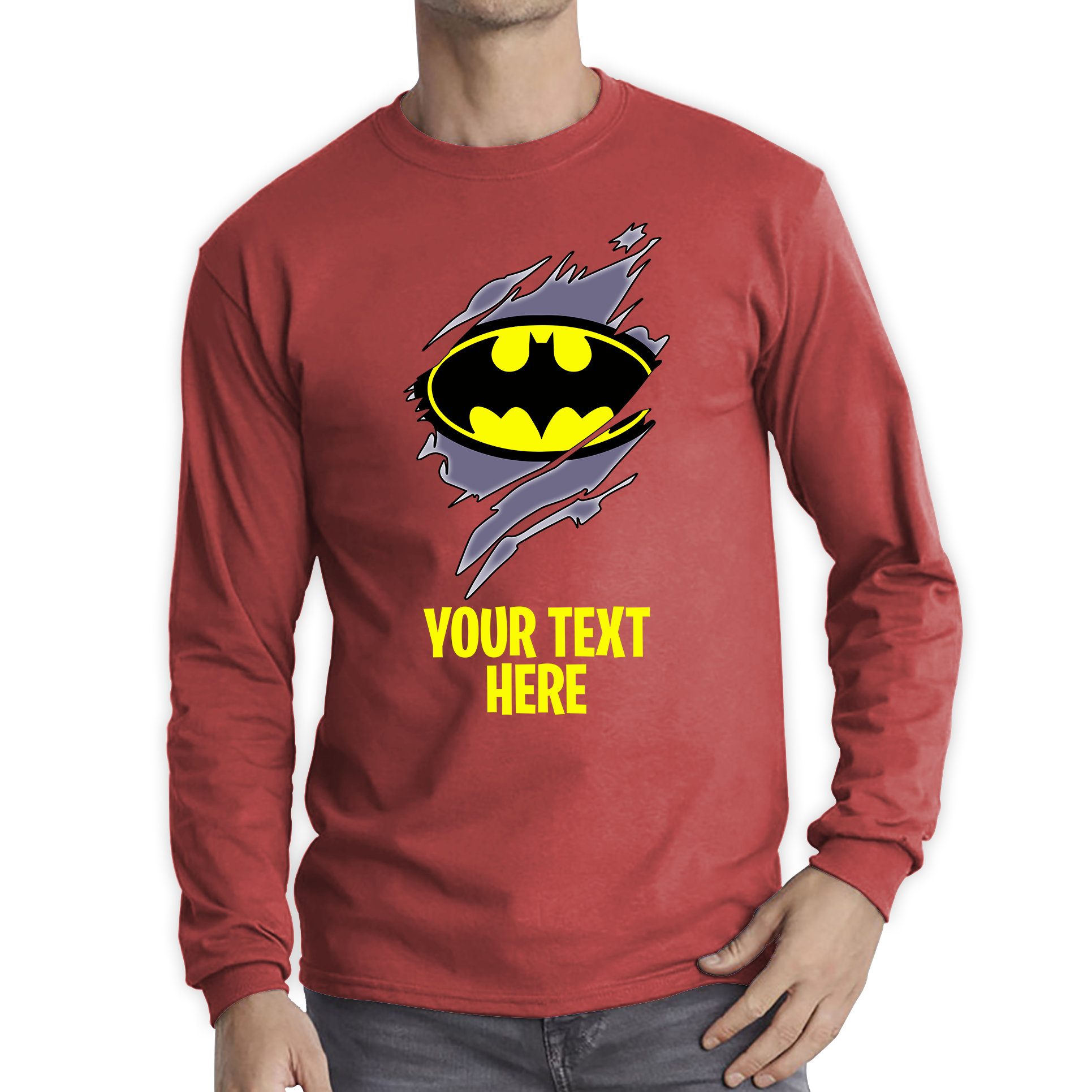 Personalised Batman Logo T Shirt