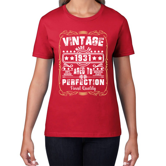 Vintage Made In 1931 Aged to Perfection T Shirt