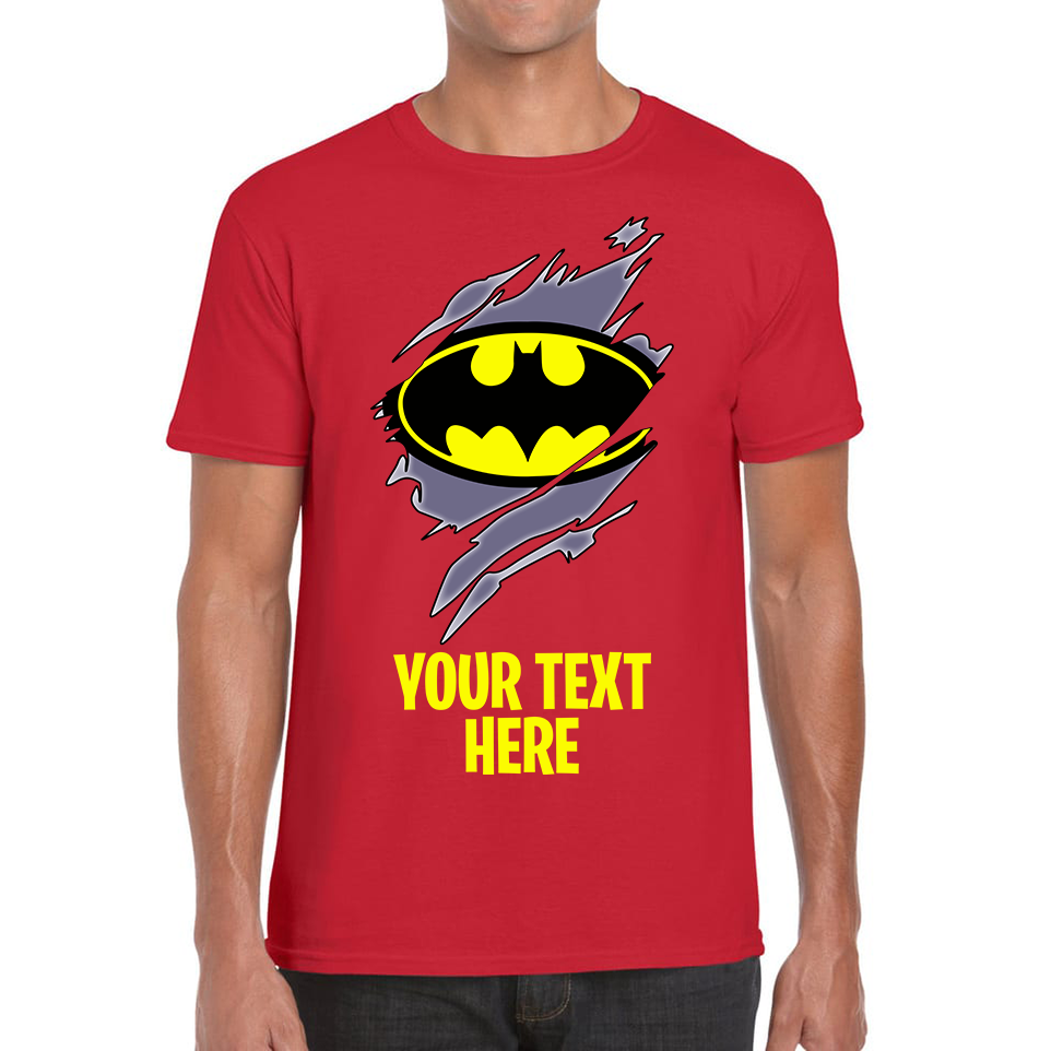 Personalised Batman Logo T Shirt