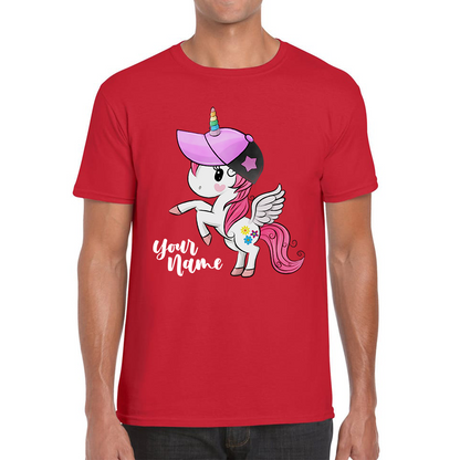 Personalised Your Name Little Unicorn T Shirt