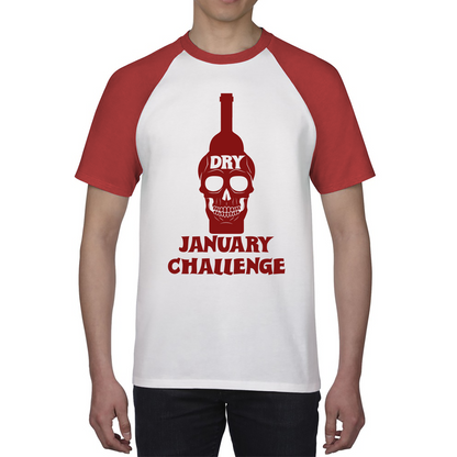 Dry January Alcohol Challenge Baseball Shirt