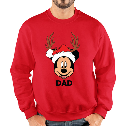 mickey mouse dad christmas sweatshirt