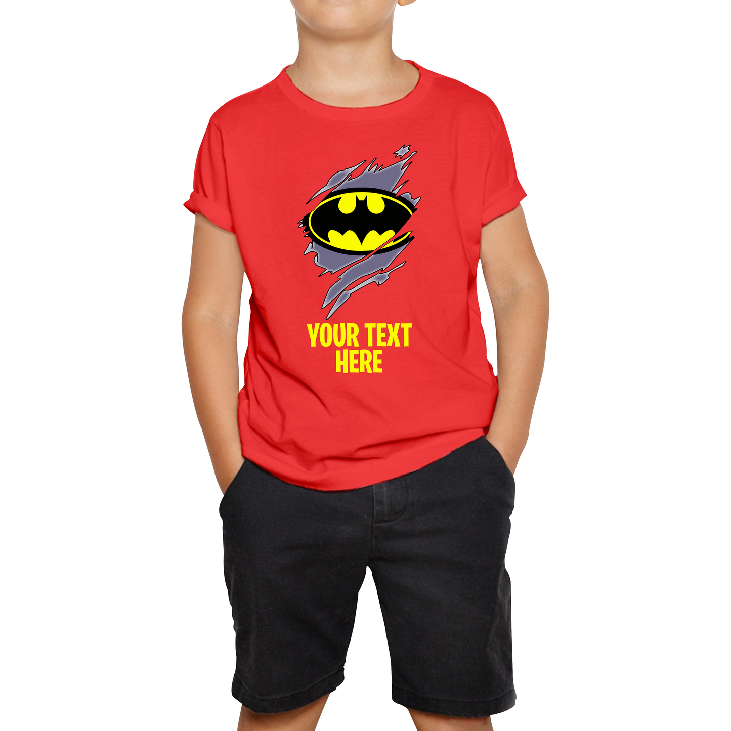 Personalised Batman Logo T Shirt