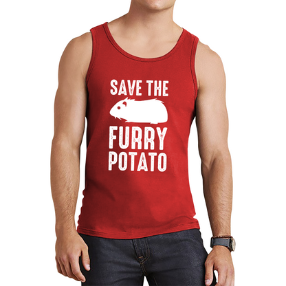 Save The Furry Potato Funny Guinea Pig Tank Top