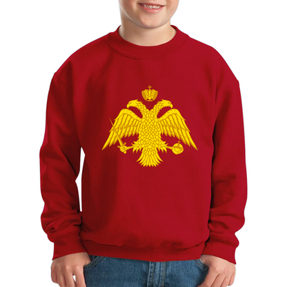 Byzantium Double Headed Eagle Symbol Sweatshirt