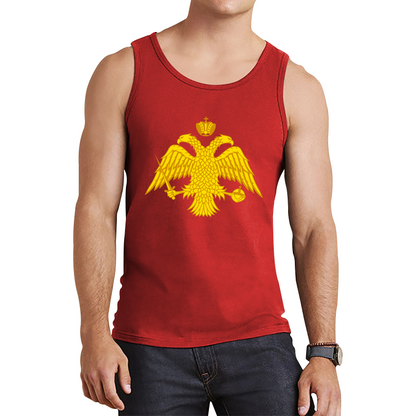 Byzantium Double Headed Eagle Symbol Tank Top