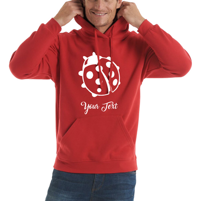 Personalised Ladybug Your Name Cute Insect Ladybug Ladybird Unisex Hoodie