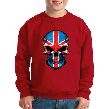 Skull Face British National Day Sweatshirt 