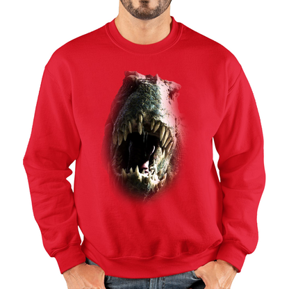 Tyrannosaurus T-rex Roaring Face Sweatshirt