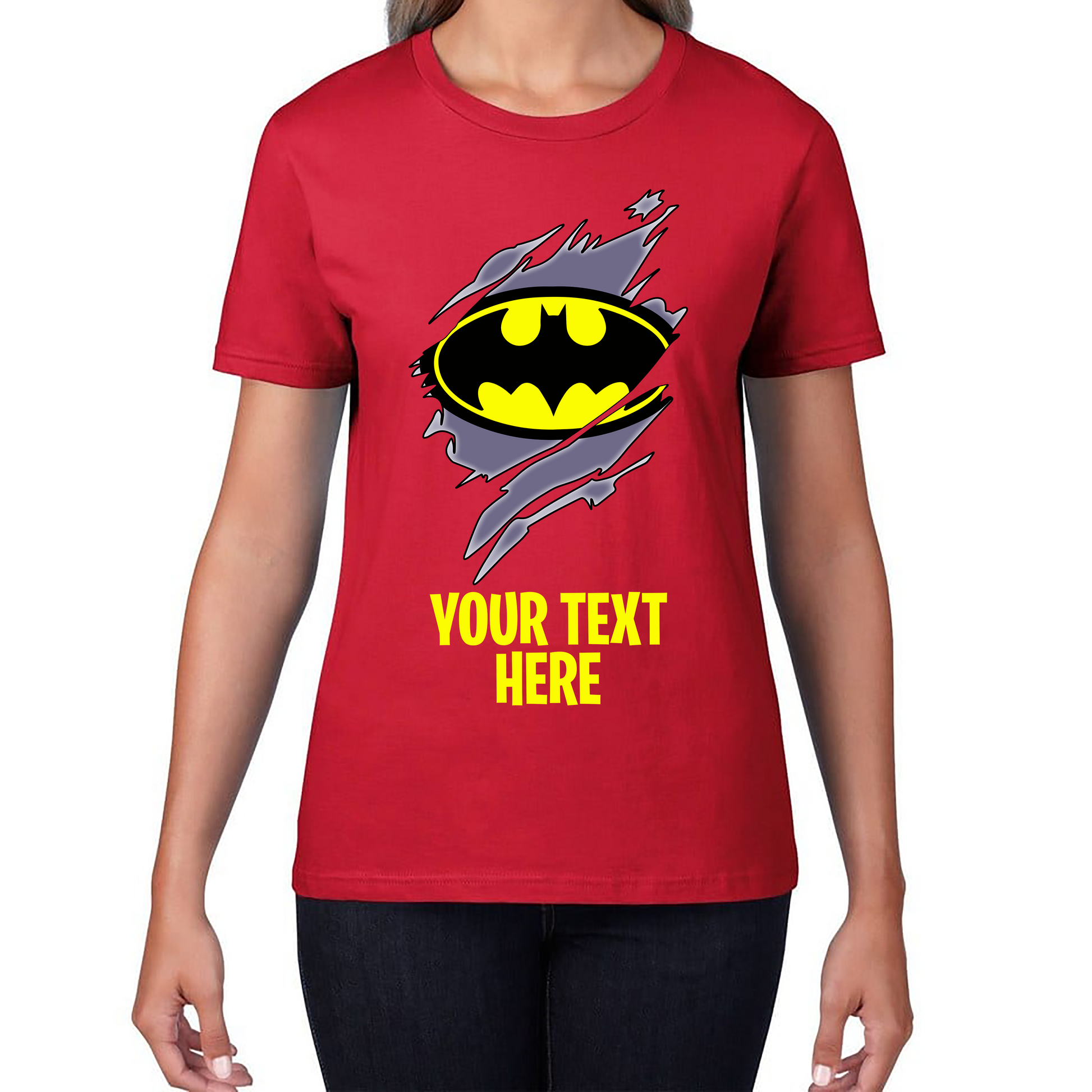 Personalised Batman Logo T Shirt