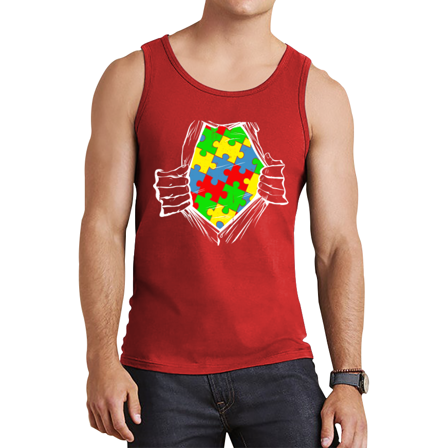 Autism Awareness Art Tank Top