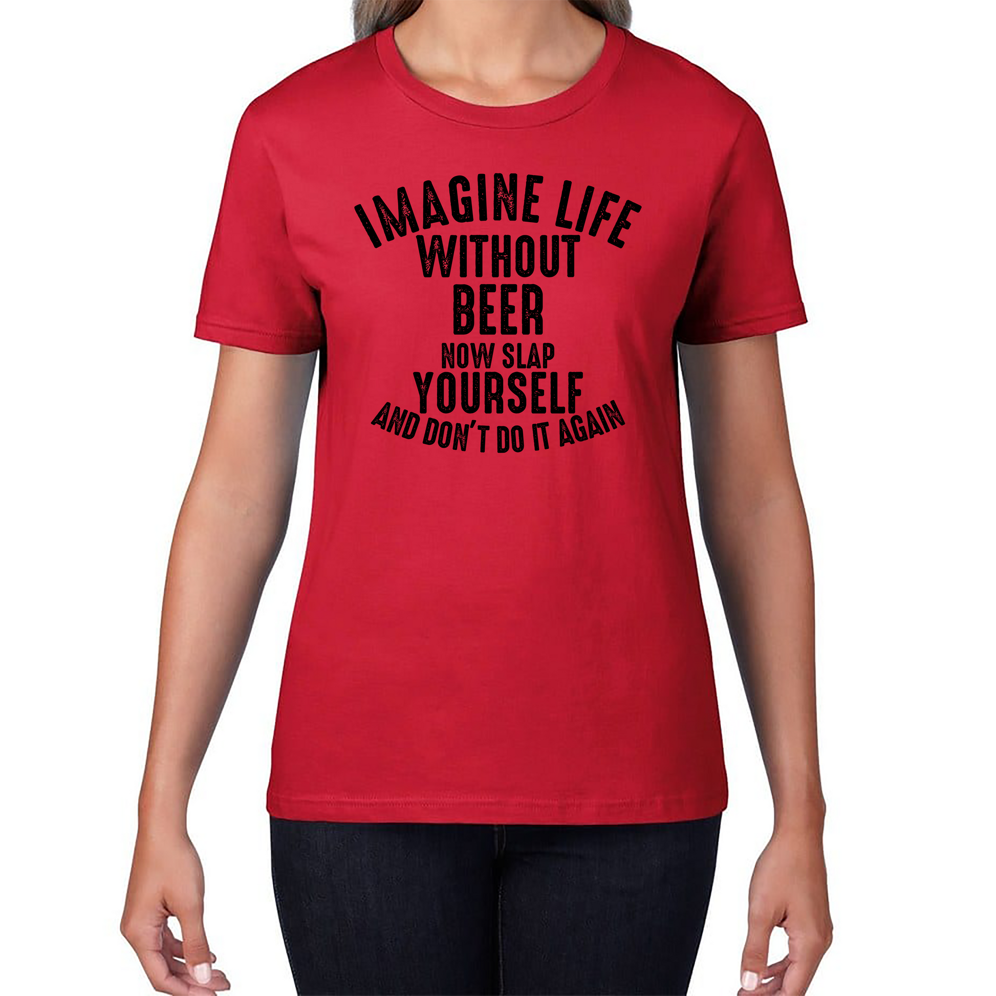 Imagine Life Without Beer Funny T Shirt